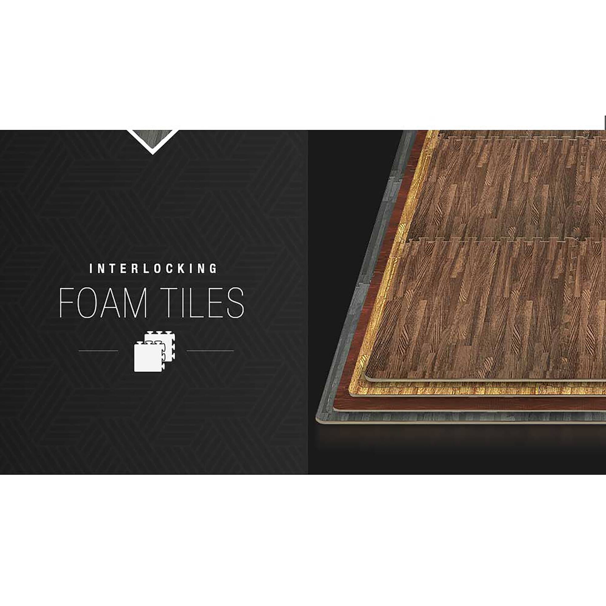 Sorbus 24" Interlocking Floor Tile Mats